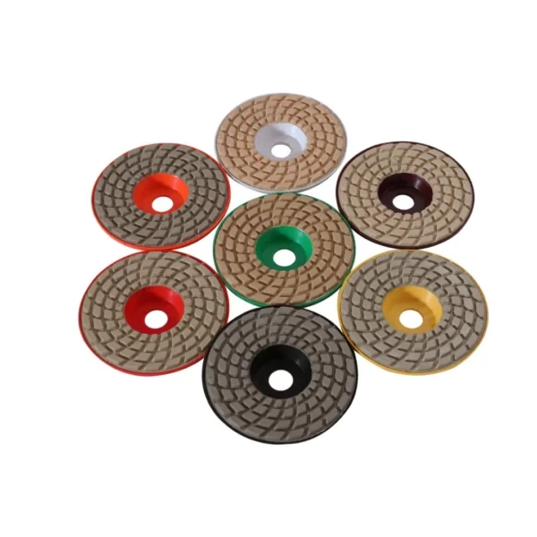 Pioneer Abrasive PD Pads or Diamond Polishing Pads Set of 7